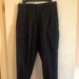 NEW CINTAS Size 30X28 Navy Blue Comfort Flex Uniform Work Cargo Pants 270-20